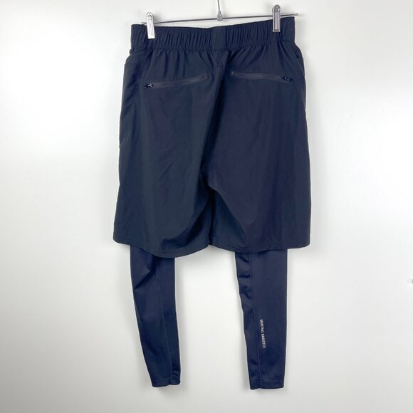 Spiritual Gangster Men's Rise 2fer Leggings Medium - Picture 2 of 8